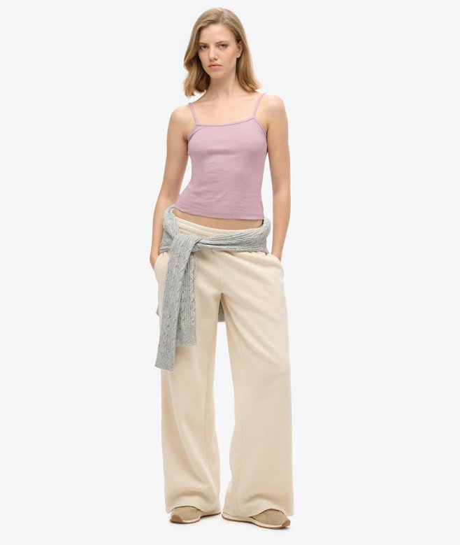 Fine Rib Cami Vest Top