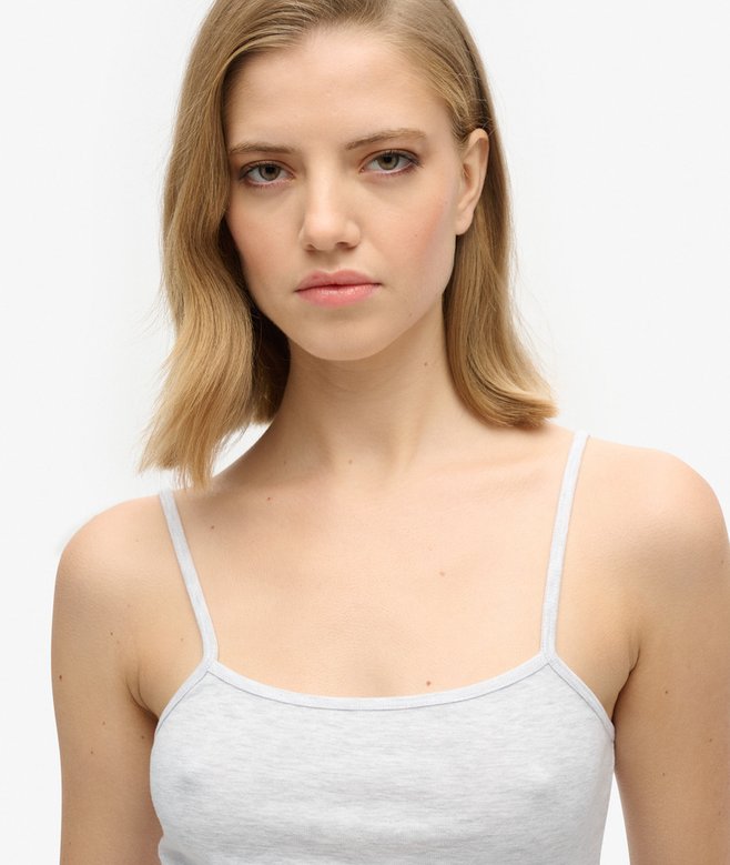 Fine Rib Cami Vest Top