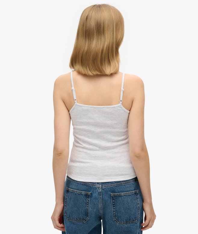 Fine Rib Cami Vest Top