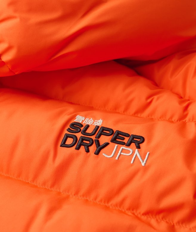 Hooded Sports Puffer Jacket