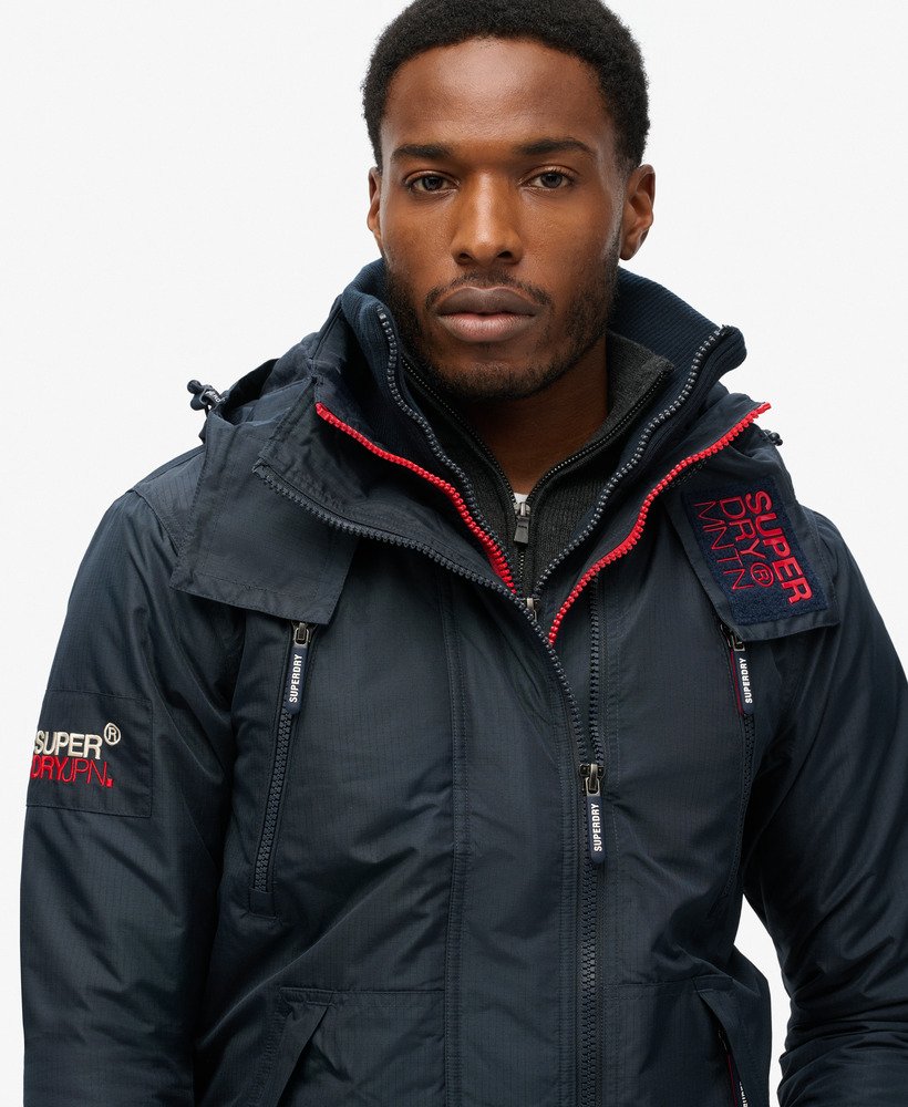 Superdry / 裏フリース ウインドトレッカーパーカー 紺 XL a512 Superdry Windtrekker | Dressinn