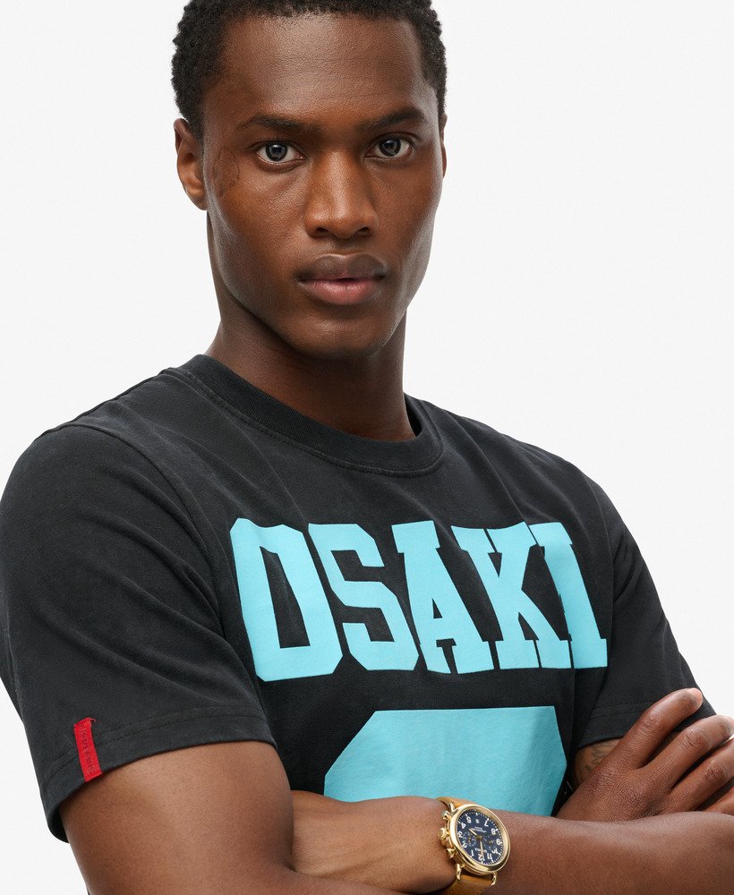 T-shirt Osaka 6 z wypukłym nadrukiem Dział męski w