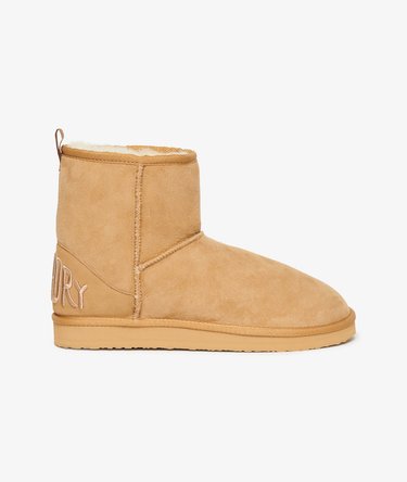 Suede Sherpa Ankle Boots Image 7