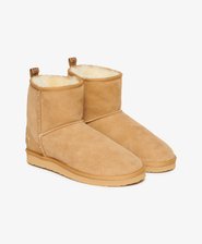 Suede Sherpa Ankle Boots