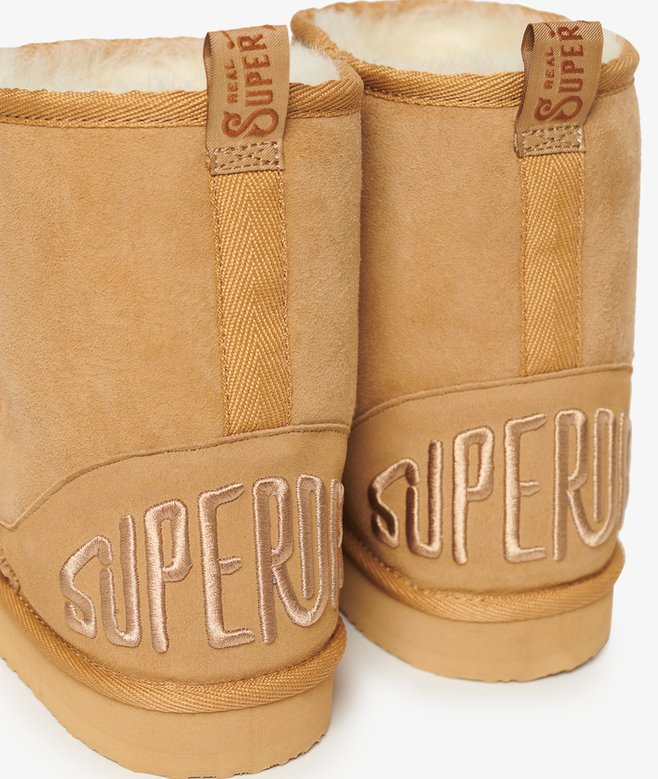 Suede Sherpa Ankle Boots More Colours Available Price £66.49 Price reduced from £94.99 to You Save 30%