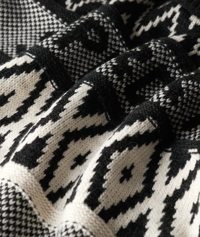 Branded Pattern Crew Jumper