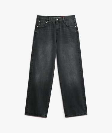 Jeans met wijde pijpen en middelhoge taille Image 4