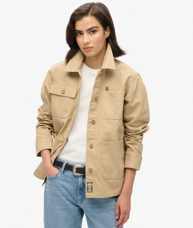 Embroidered Chore Jacket