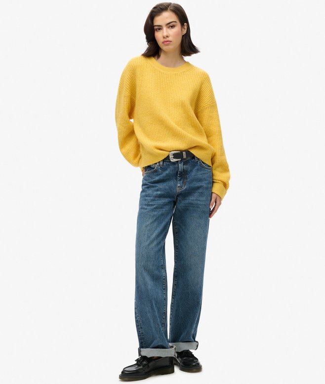 Brushed Crew Neck Jumper