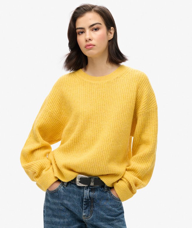 Brushed Crew Neck Jumper