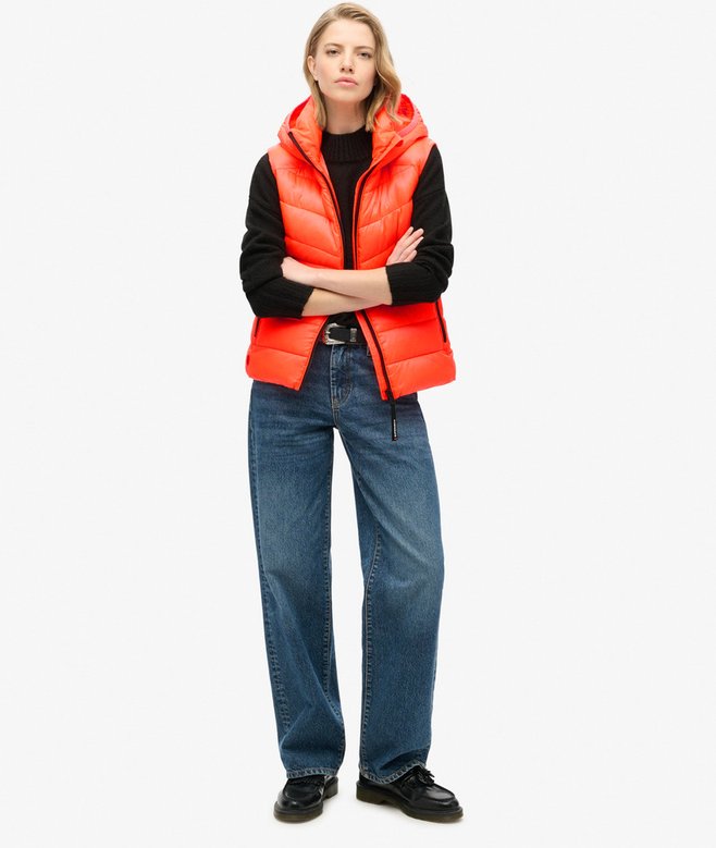 Hooded Fuji Quilt Padded Gilet (1) 1 out of 5 stars, 1 reviews More Colours Available Price £42.49 Price reduced from £84.99 to You Save 50%