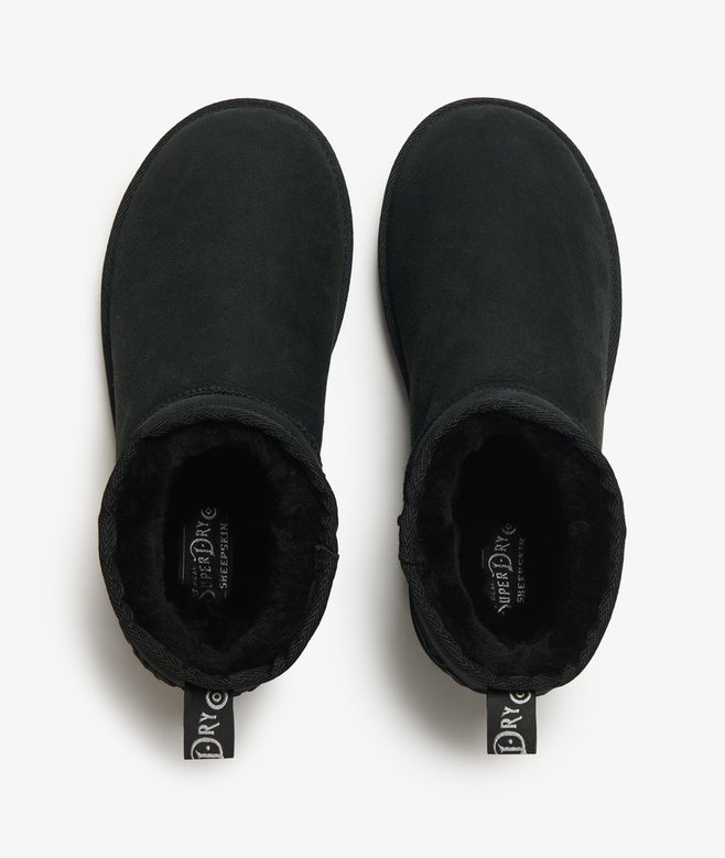Suede Sherpa Mini Boots More Colours Available Price £62.99 Price reduced from £89.99 to You Save 30%