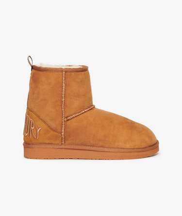 Suede Sherpa Ankle Boots Image 6