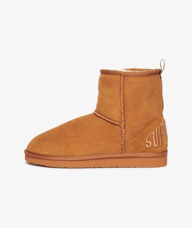 Suede Sherpa Ankle Boots Image 7