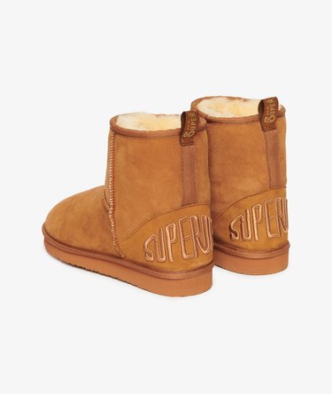 Suede Sherpa Ankle Boots Image 3