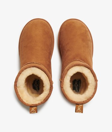 Suede Sherpa Ankle Boots Image 4