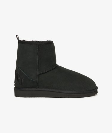 Suede Sherpa Ankle Boots Image 6