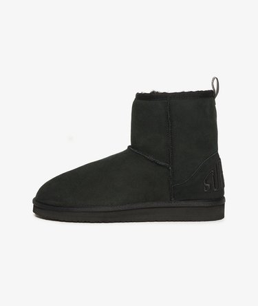 Suede Sherpa Ankle Boots Image 7