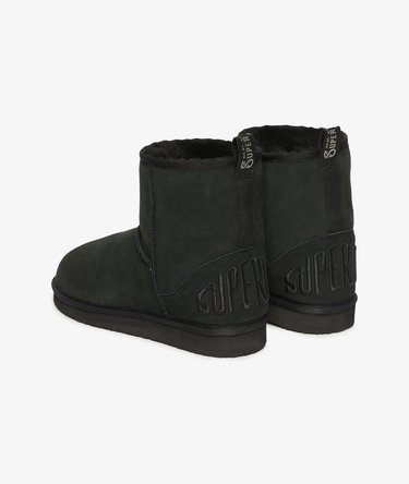 Suede Sherpa Ankle Boots Image 3