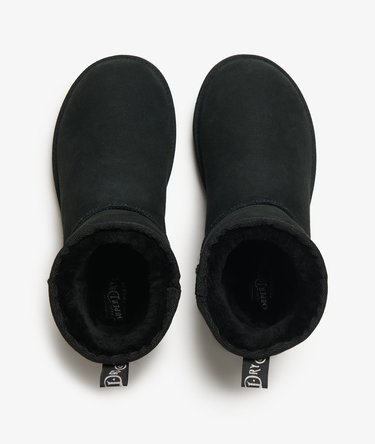Suede Sherpa Ankle Boots Image 4