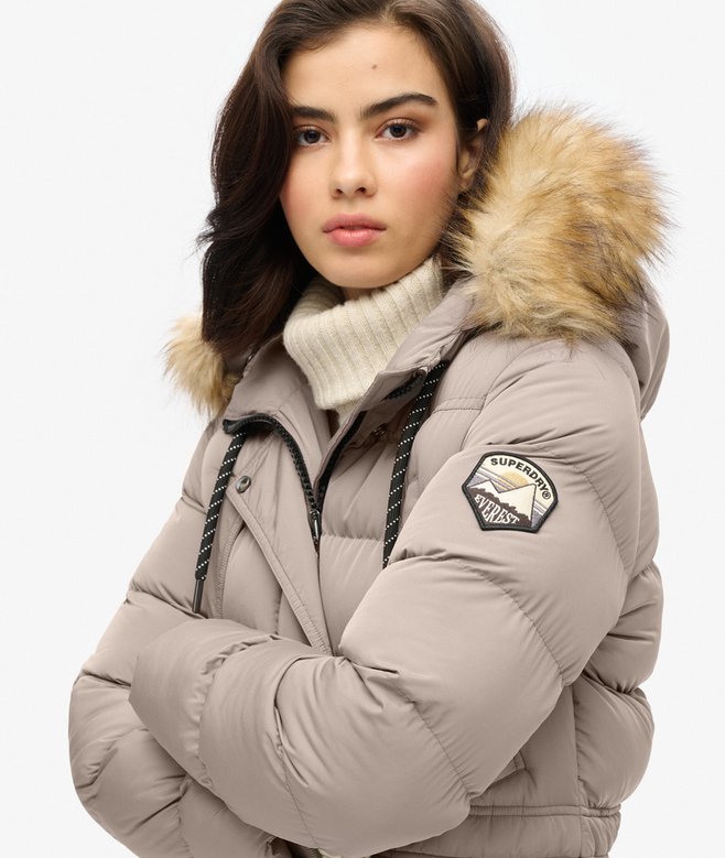Everest Faux Fur Longline Coat