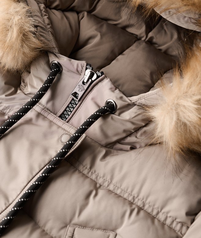 Everest Faux Fur Longline Coat