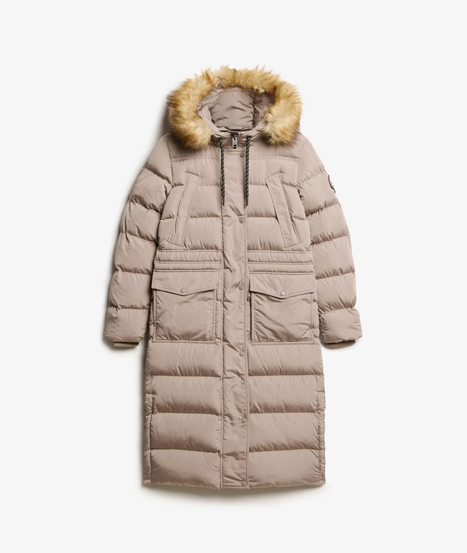 Everest Faux Fur Longline Coat