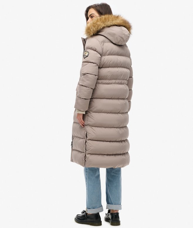 Everest Faux Fur Longline Coat