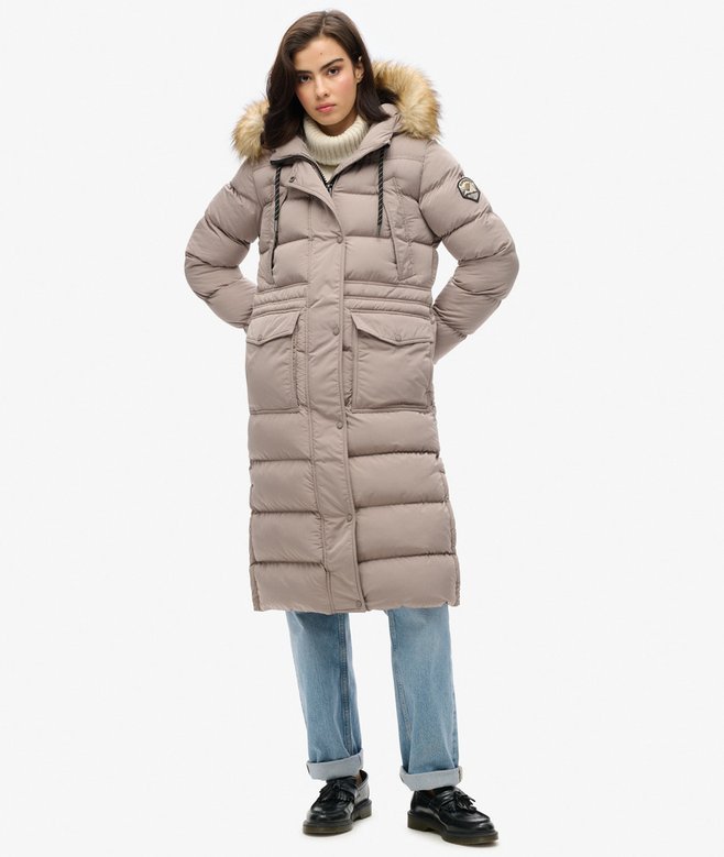 Everest Faux Fur Longline Coat