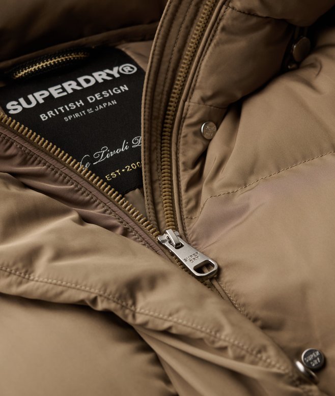 Longline Hooded Puffer Coat