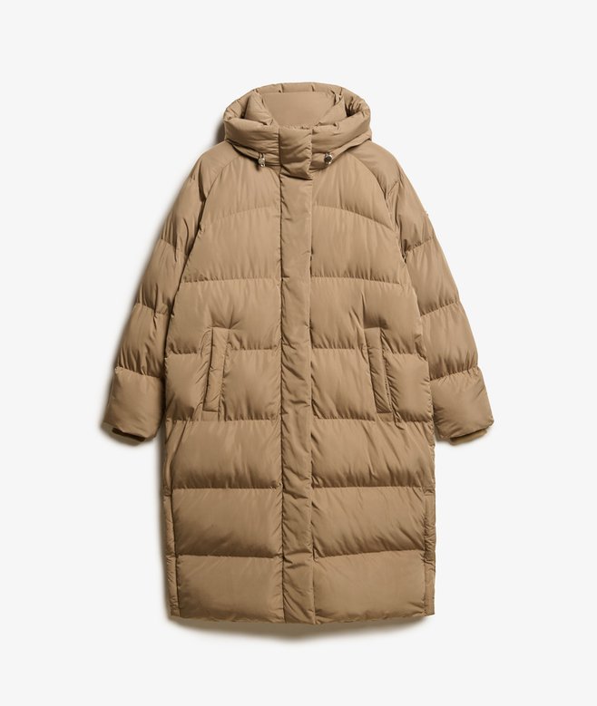 Longline Hooded Puffer Coat