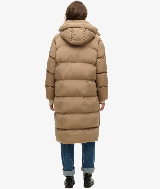 Longline Hooded Puffer Coat