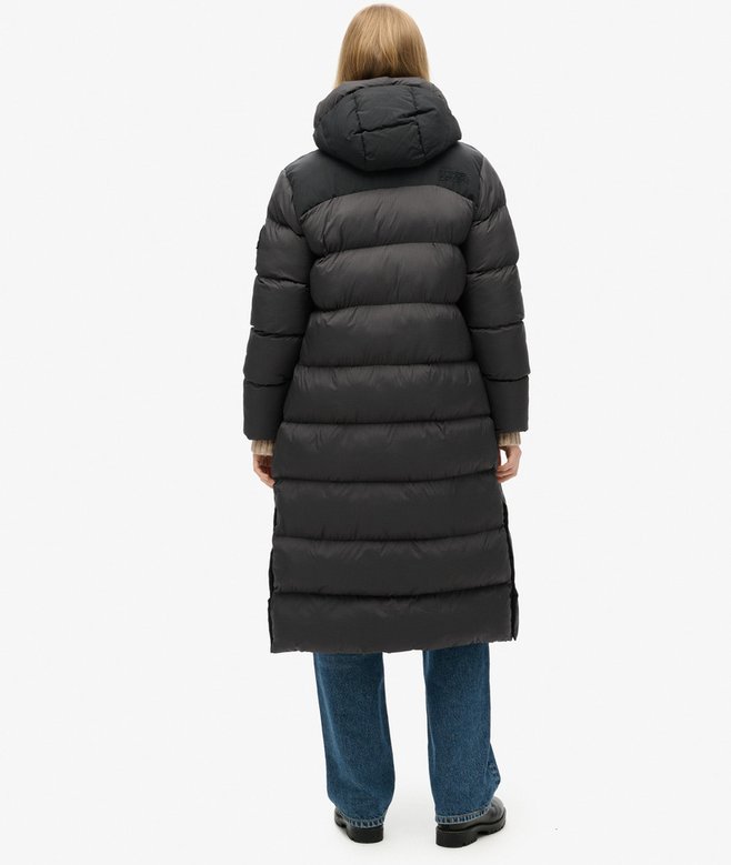 Rip-Stop Longline Puffer Coat