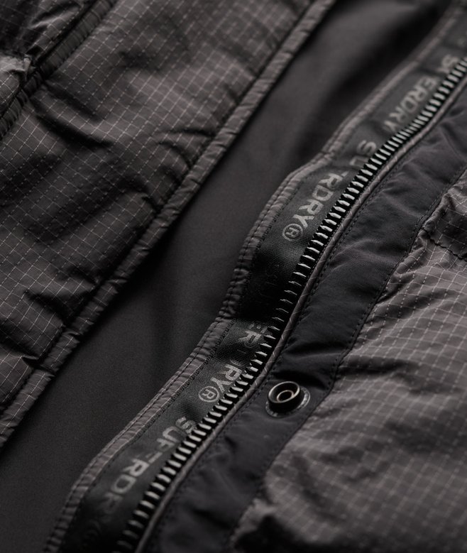Rip-Stop Longline Puffer Coat