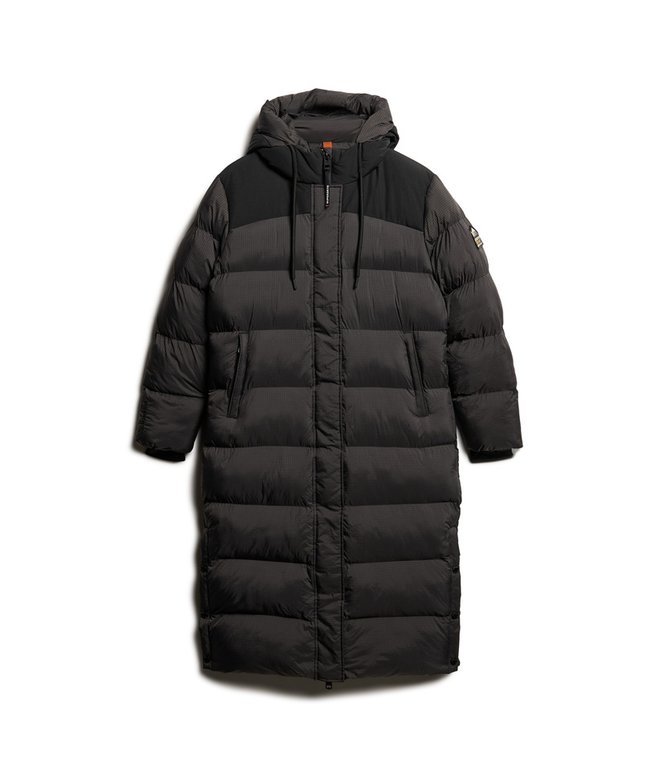 Rip-Stop Longline Puffer Coat
