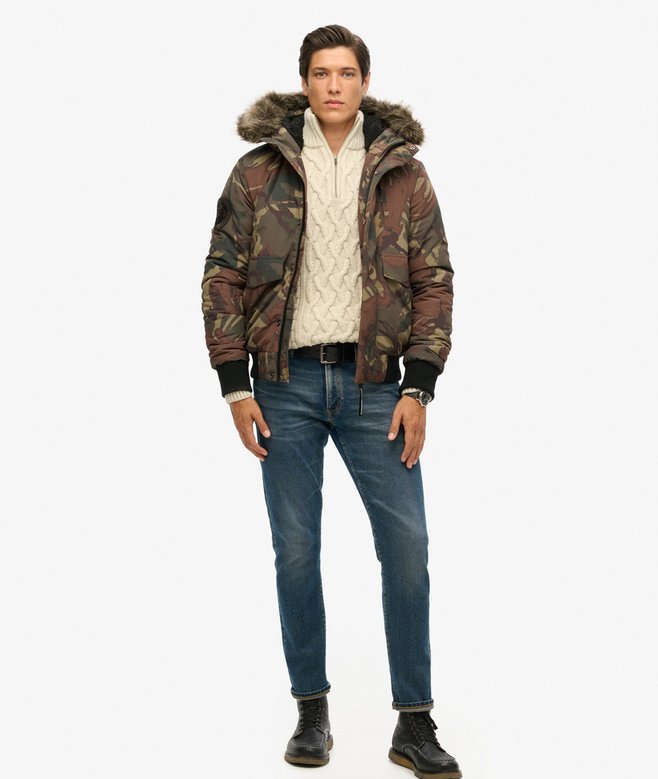 Hooded Everest Puffer Bomber Jacket