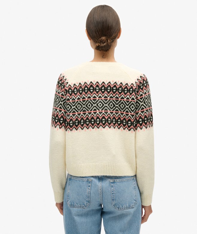 Fairisle Pattern Crew Jumper