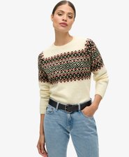 Fairisle Pattern Crew Jumper