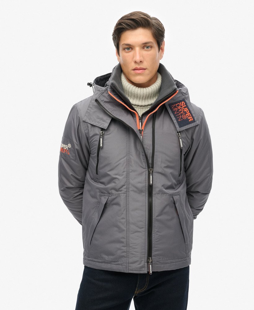 mens Mountain SD Windcheater Jacket in CHARCOAL | Superdry US