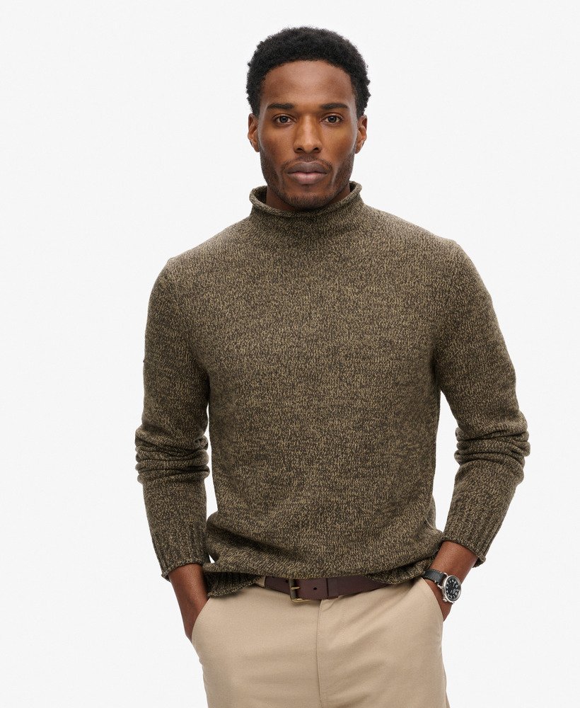 Street One Basic Trui met Rolkraag - Autumn Red / Rood | - Cotton Blues