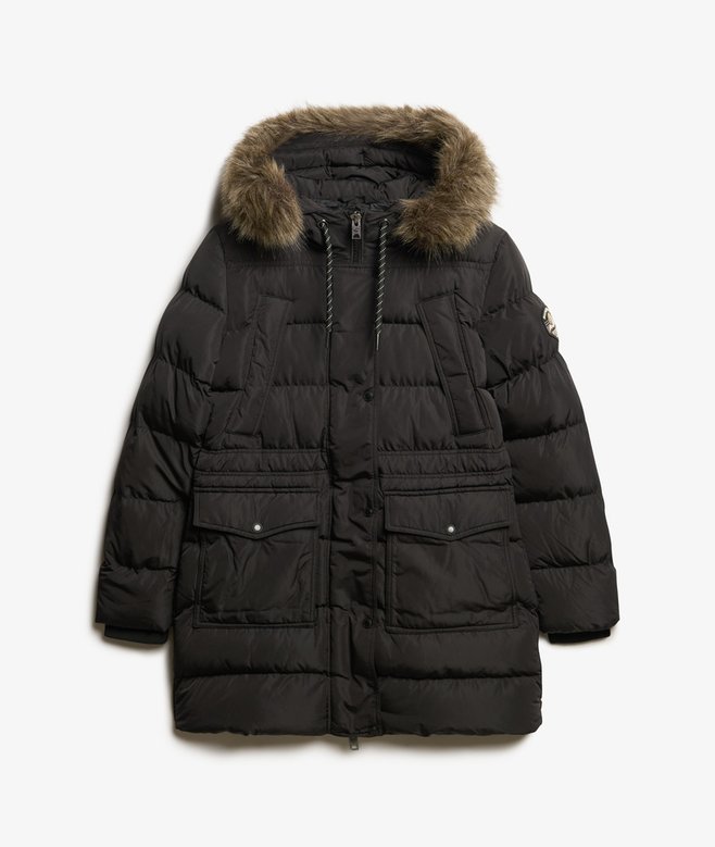Everest Mid Faux Fur Puffer Coat