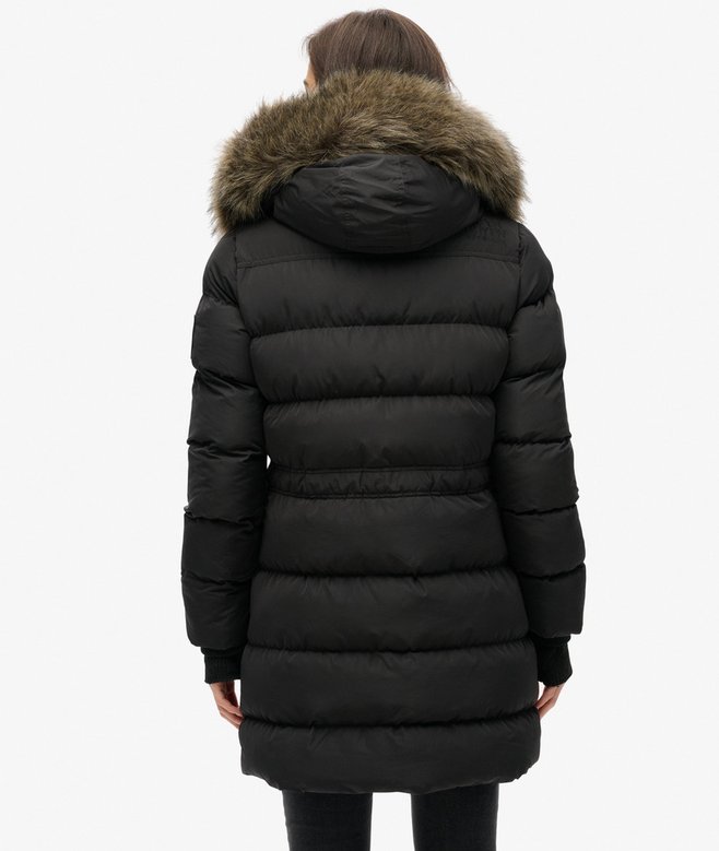 Everest Mid Faux Fur Puffer Coat