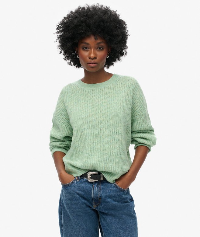 Brushed Crew Neck Jumper