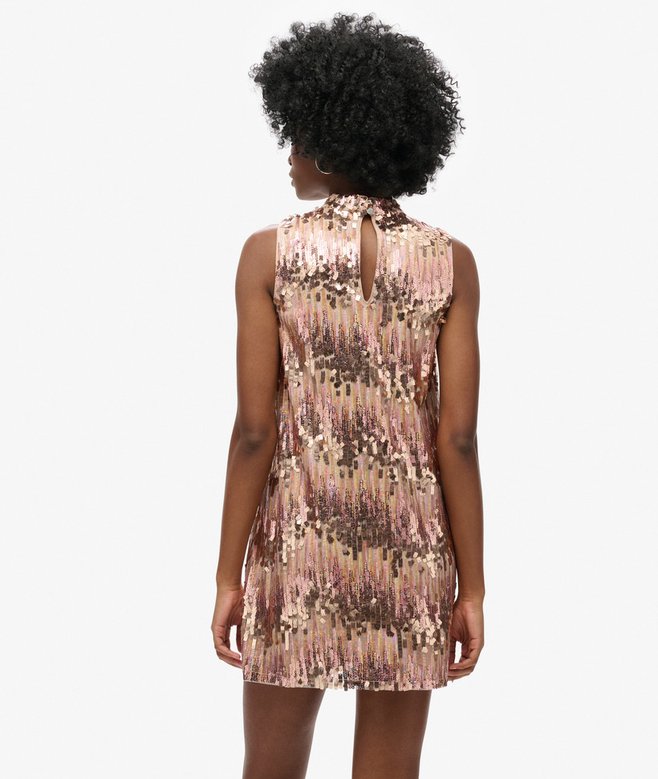 A-Line SL Sequin Mini Dress