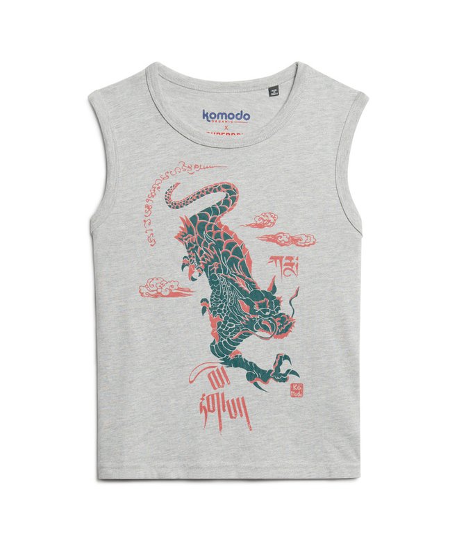 Superdry x Komodo Kailash Dragon Slim Vest Top