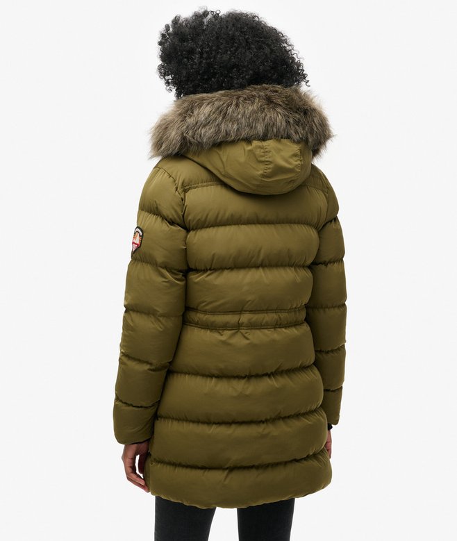 Everest Mid Faux Fur Puffer Coat