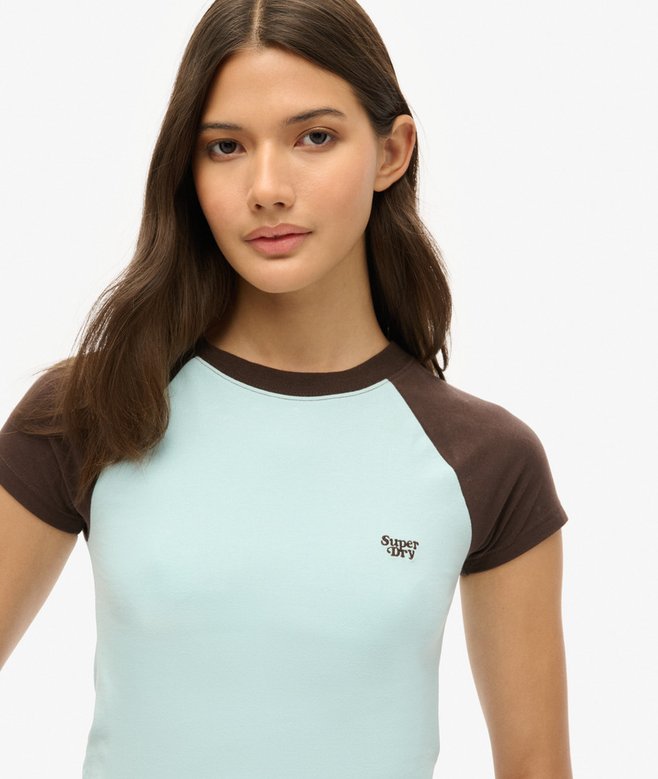 Cropped Baseball Baby T-Shirt
