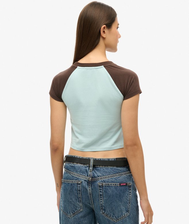 Cropped Baseball Baby T-Shirt