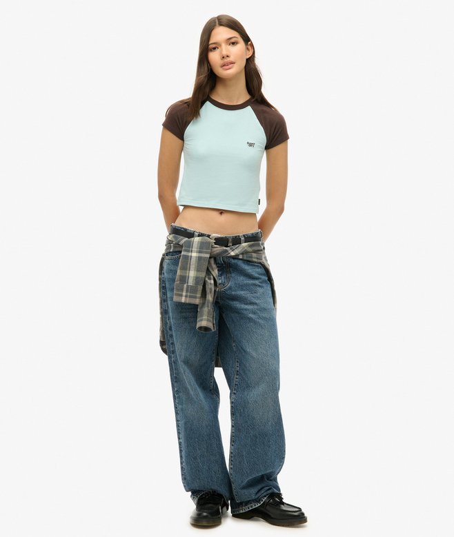 Cropped Baseball Baby T-Shirt