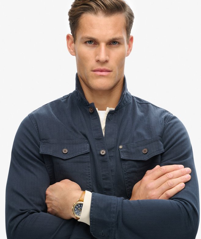 The Merchant Store - Herringbone Overshirt